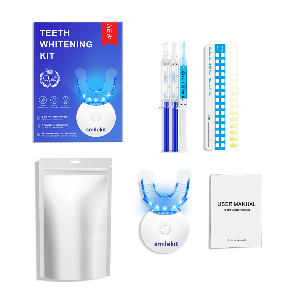 Teeth Whitening Gel - Tandenbleekset - 5X LED-lichttandenbleekmiddel met 35%