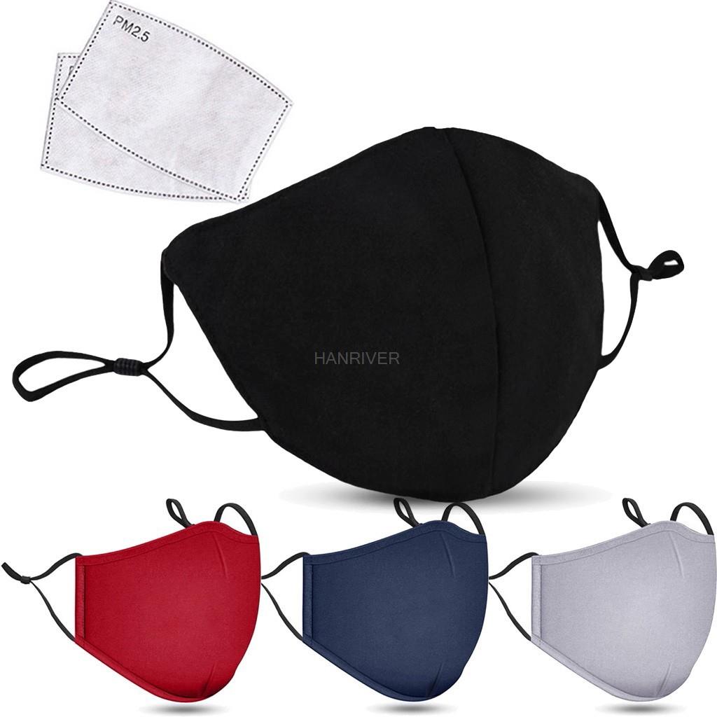 Teeth Whitening Mask - Katoenen gezichtsmasker PM2.5 Actief koolmasker Wasbaar