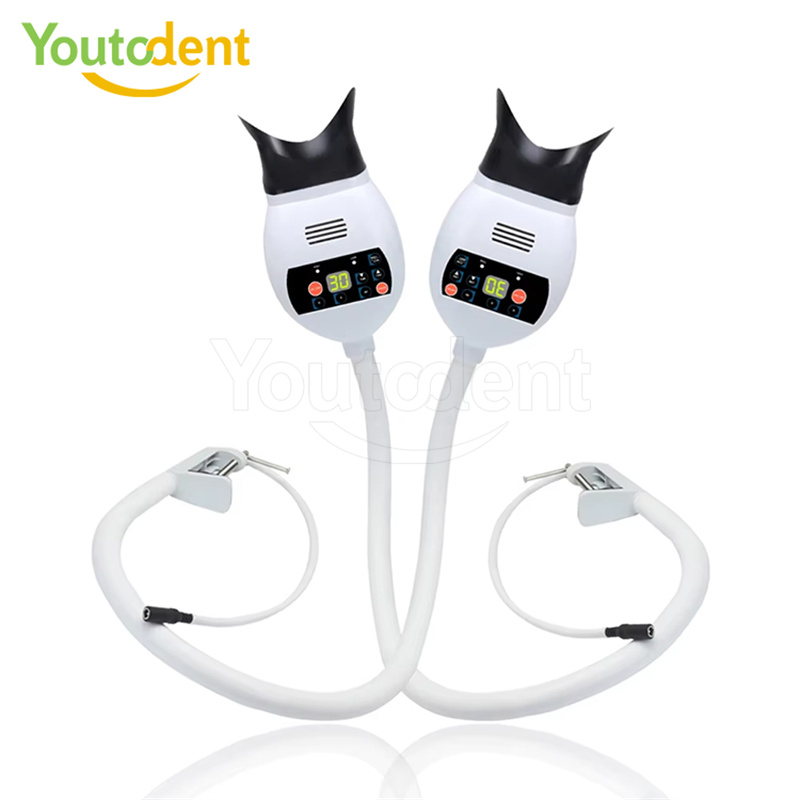 Teeth Whitening Kit With Light - Professionele Tandheelkundige 3 Kleur Licht Lamp