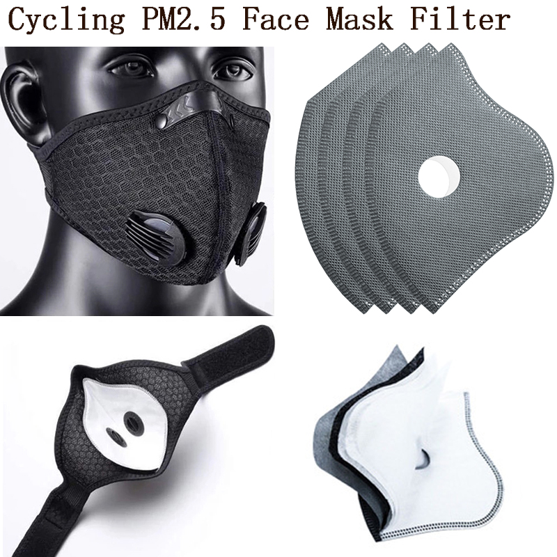 Teeth Whitening Mask - Anti Dust 5 Lagen Fietsen Gezichtsmaskers