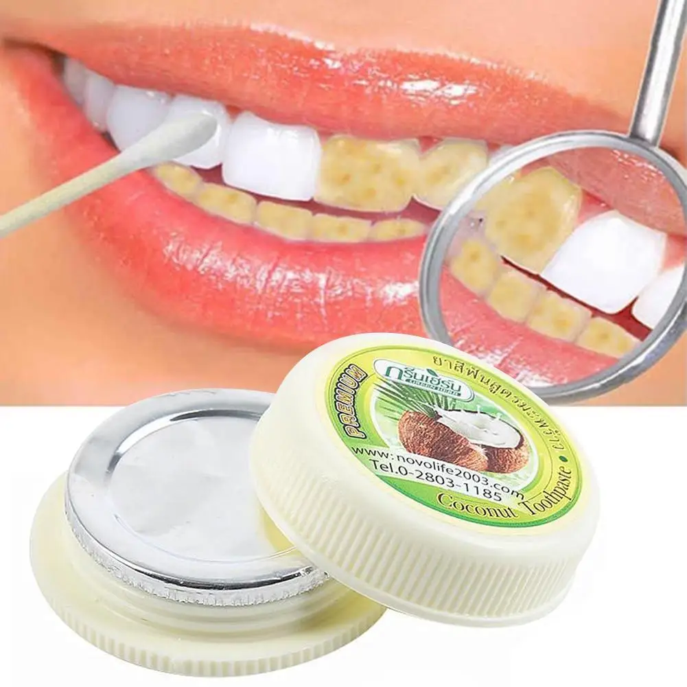 Teeth Whitening In Thailand - 25g Rasyan Thai Clove Coconut Tandpoeder