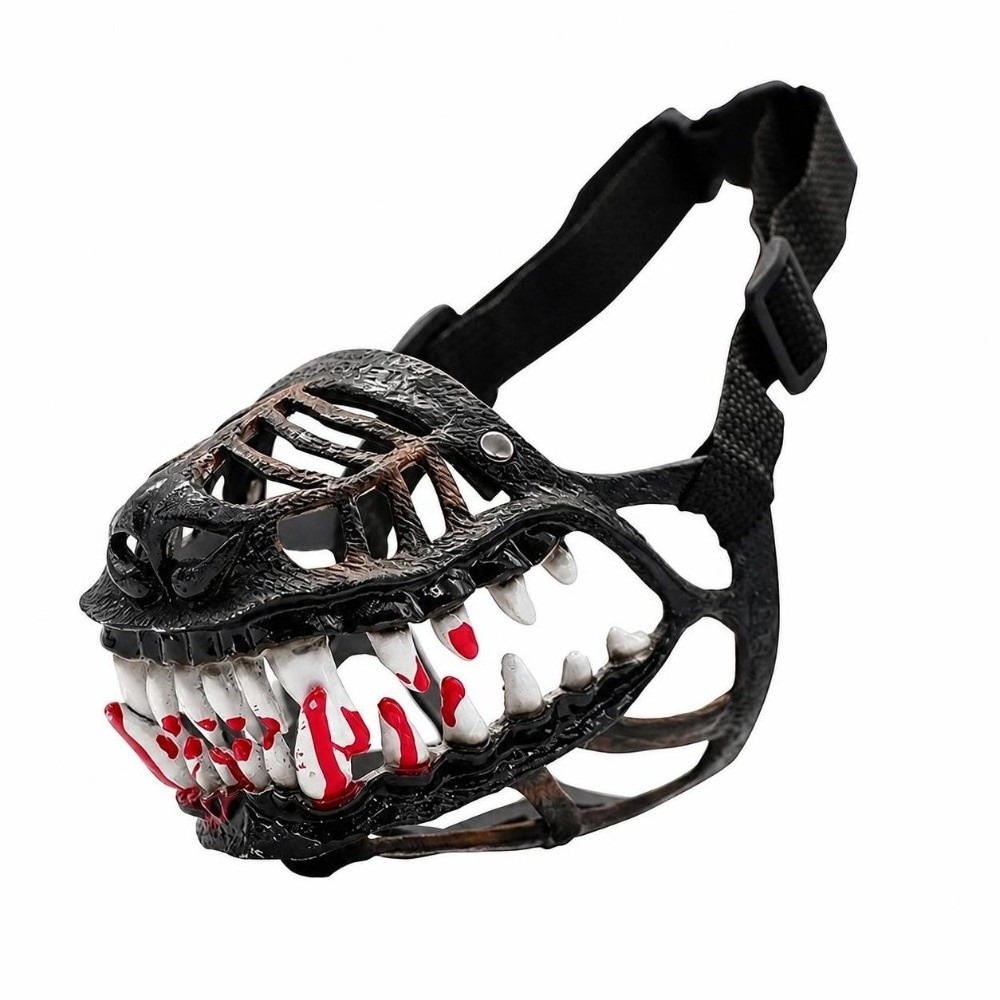 Teeth Whitening Mask - Griezelige Latex Enge Hondensnuit Flexibel Levensecht