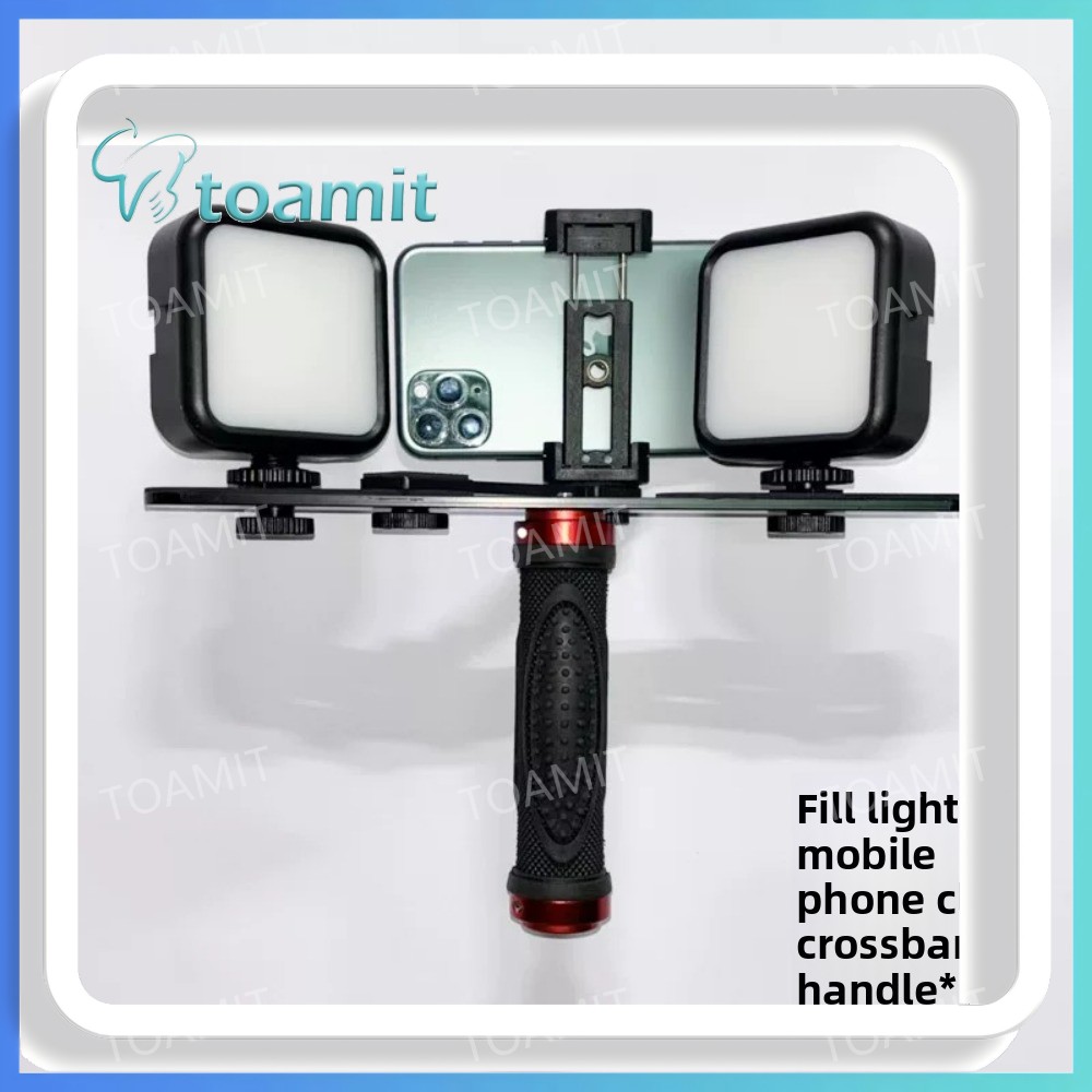 Teeth Whitening Kit With Light - Tandheelkundige fotografielamp, Bluetooth LED-flitser voor smartphone,