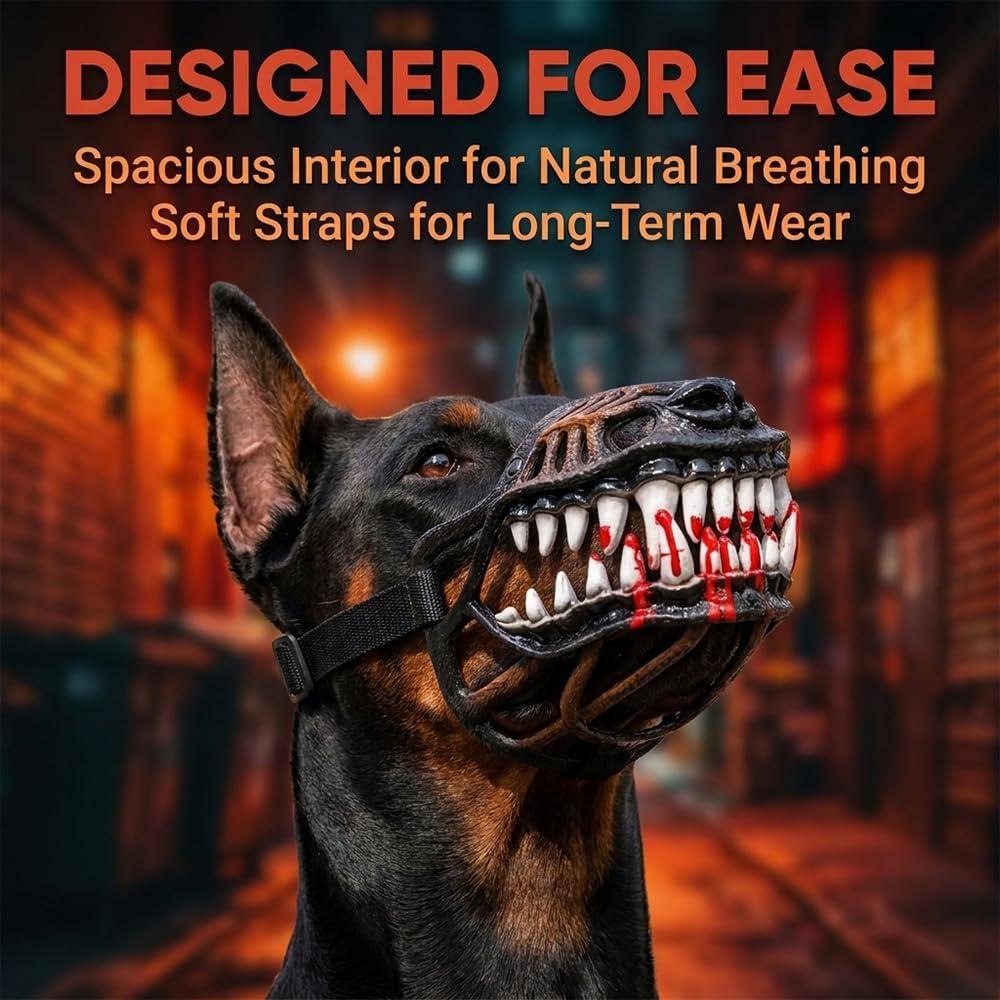 Halloween Hell Hound Monster M - Teeth Whitening Mask recensie en prijs