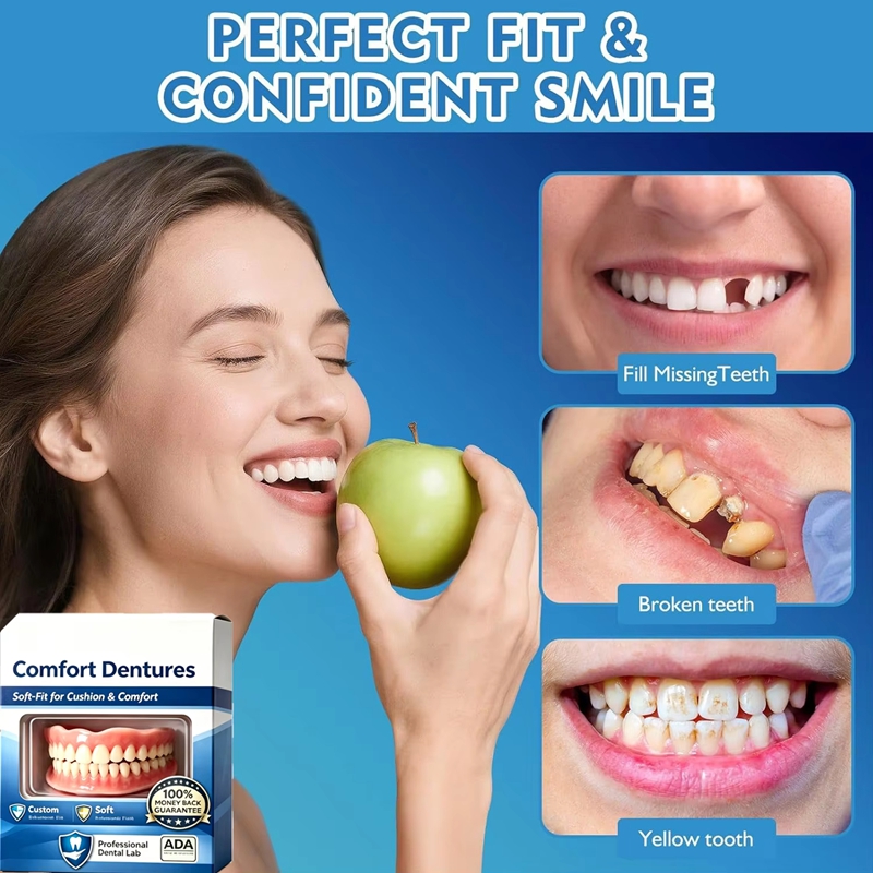 Volledige set siliconen gebits - Teeth Whitening Mask recensie en prijs