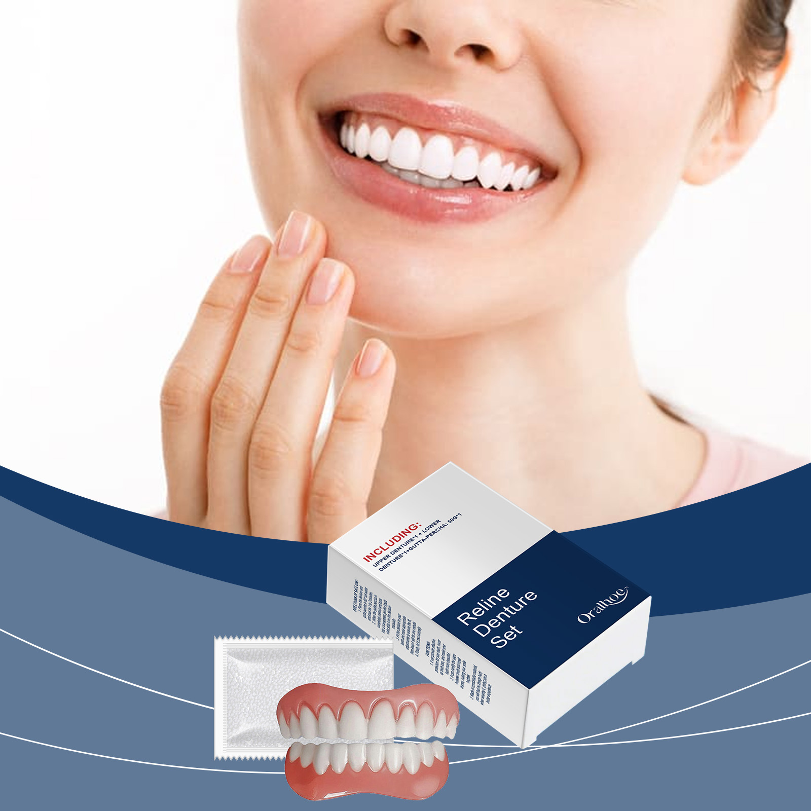 Kunstgebit Tijdelijke Tand Ora - Teeth Whitening Veneers recensie en prijs