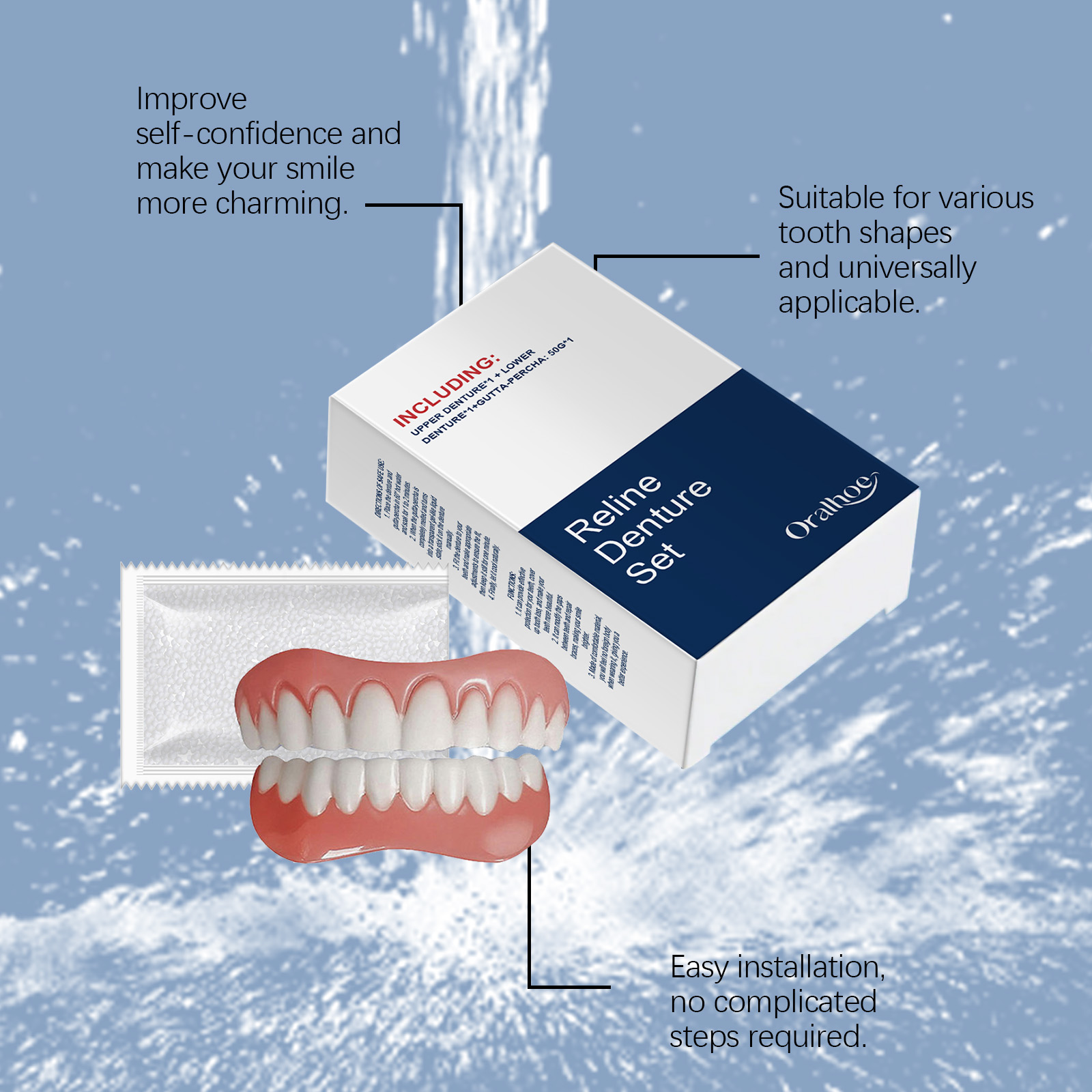 Kunstgebit Tijdelijke Tand Ora - Teeth Whitening Veneers recensie en prijs