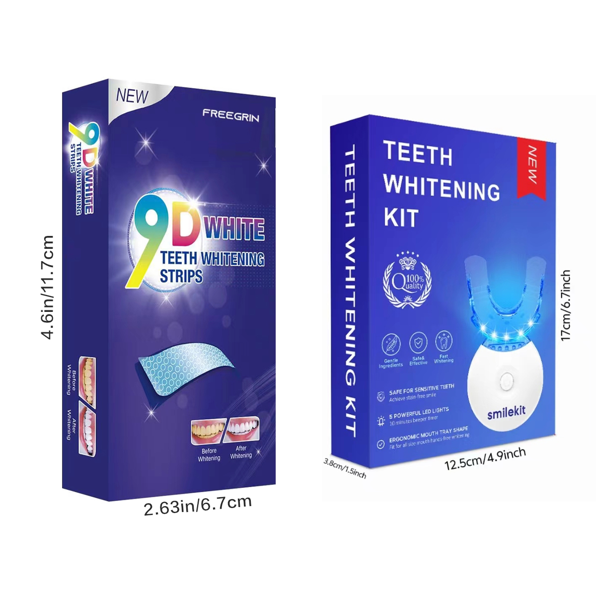 Tandenbleekset - 5X LED-licht  - Teeth Whitening Gel recensie en prijs