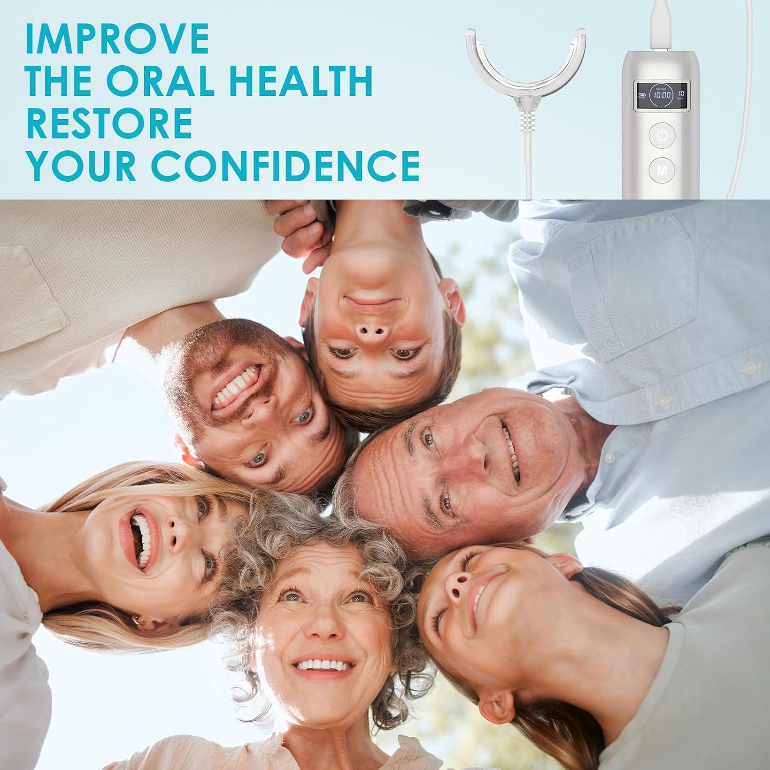Tandenbleek-accelerator met 16 - Teeth Whitening Kit With Light recensie en prijs