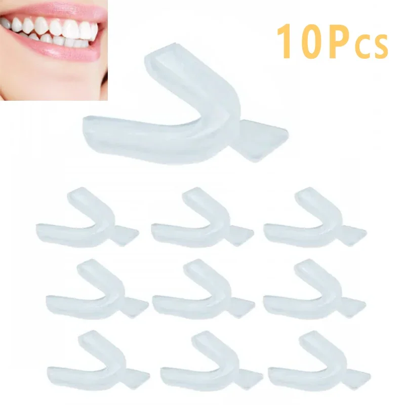 10 stuks siliconen mondbescher - Teeth Whitening Tray recensie en prijs